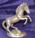 Silver Plated Bronze Horse