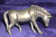 Silver Plated Bronze Horse