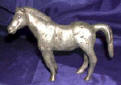 Silver Plated Bronze Horse