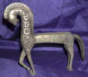 Silver Plated Bronze Horse