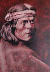 painting paint american indian acrylic paintings Indians 