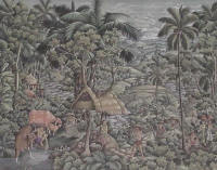 art painting acrylic on canvas by art export bali indonesia