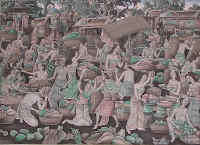 Bali painting traditional paintings by Art Export Bali Indonesia