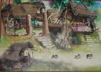 Bali painting traditional paintings by Art Export Bali Indonesia