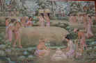 Bali painting traditional paintings by Art Export Bali Indonesia