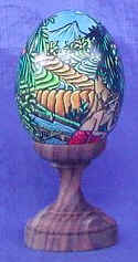 painted egg, egg shell handicraft, easter egg, art export, bali, indonesia