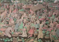 bali market painting