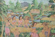 painting from bali