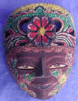 theater mask batik mask by art export bali indonesia