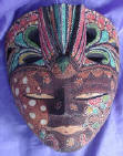 theater mask batik mask by art export bali indonesia