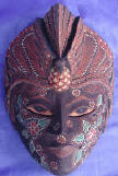 theater mask batik mask by art export bali indonesia