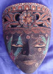 theater mask batik mask by art export bali indonesia