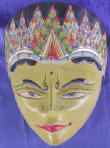 theater mask batik mask by art export bali indonesia