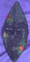 theater mask batik mask by art export bali indonesia