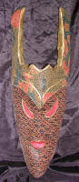 theater mask batik mask by art export bali indonesia