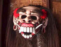 mask, by famous masker, bali indonesia, theater mask