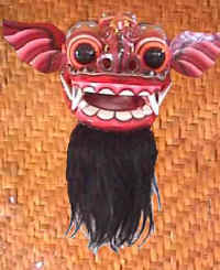 mask, by famous masker, bali indonesia, theater mask