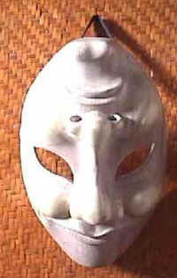 mask, by famous masker, bali indonesia, theater mask