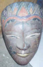 theather mask art bali indonesia
