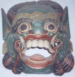 theather mask art bali indonesia