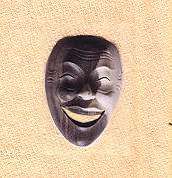 wood theater masks bali indonesia art export