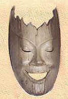 wood theater masks bali indonesia art export