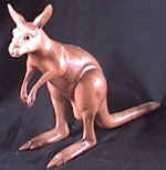 kangaroo, kangaroo wood carving, art, bali indonesia