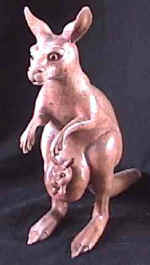 kangaroo, kangaroo wood carving, art, bali indonesia