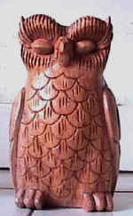 craft, bali indonesia, wood carving, owl