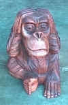 art, bali indonesia, wood carved animal 