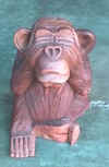 art, bali indonesia, wood carved animal 