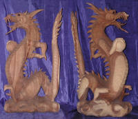 dragon wood carving by art export bali indonesia