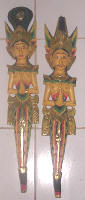 dancer wall hanging handicraft by art export bali indonesia