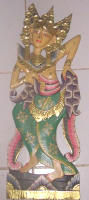 dancer wall hanging handicraft by art export bali indonesia