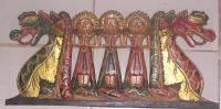 dancer wall hanging handicraft by art export bali indonesia