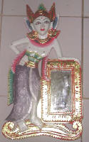 dancer wall hanging handicraft by art export bali indonesia