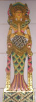 dancer wall hanging handicraft by art export bali indonesia