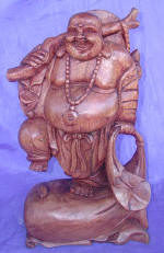 budda budha buddha happy buddha wood carvings by art export bali indonesia