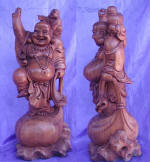 budda budha buddha happy buddha wood carvings by art export bali indonesia