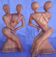 human woodcarving wood carvings abstract art export bali indonesia