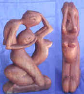 human woodcarving wood carvings abstract art export bali indonesia