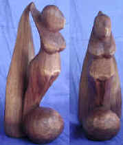 human woodcarving wood carvings abstract art export bali indonesia