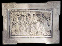 wood panel wood carving art export bali indonesia