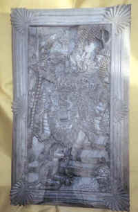 wood panel wood carving art export bali indonesia