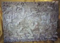 wood panel wood carving art export bali indonesia