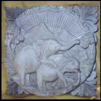 wood panel wood carving art export bali indonesia