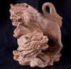 sandal wood, art, bali indonesia, lions