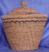 woven basket woven ata basket bali rattan basket art export bali indonesia