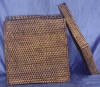 woven basket woven ata basket bali rattan basket art export bali indonesia