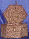 woven basket woven ata basket bali rattan basket art export bali indonesia